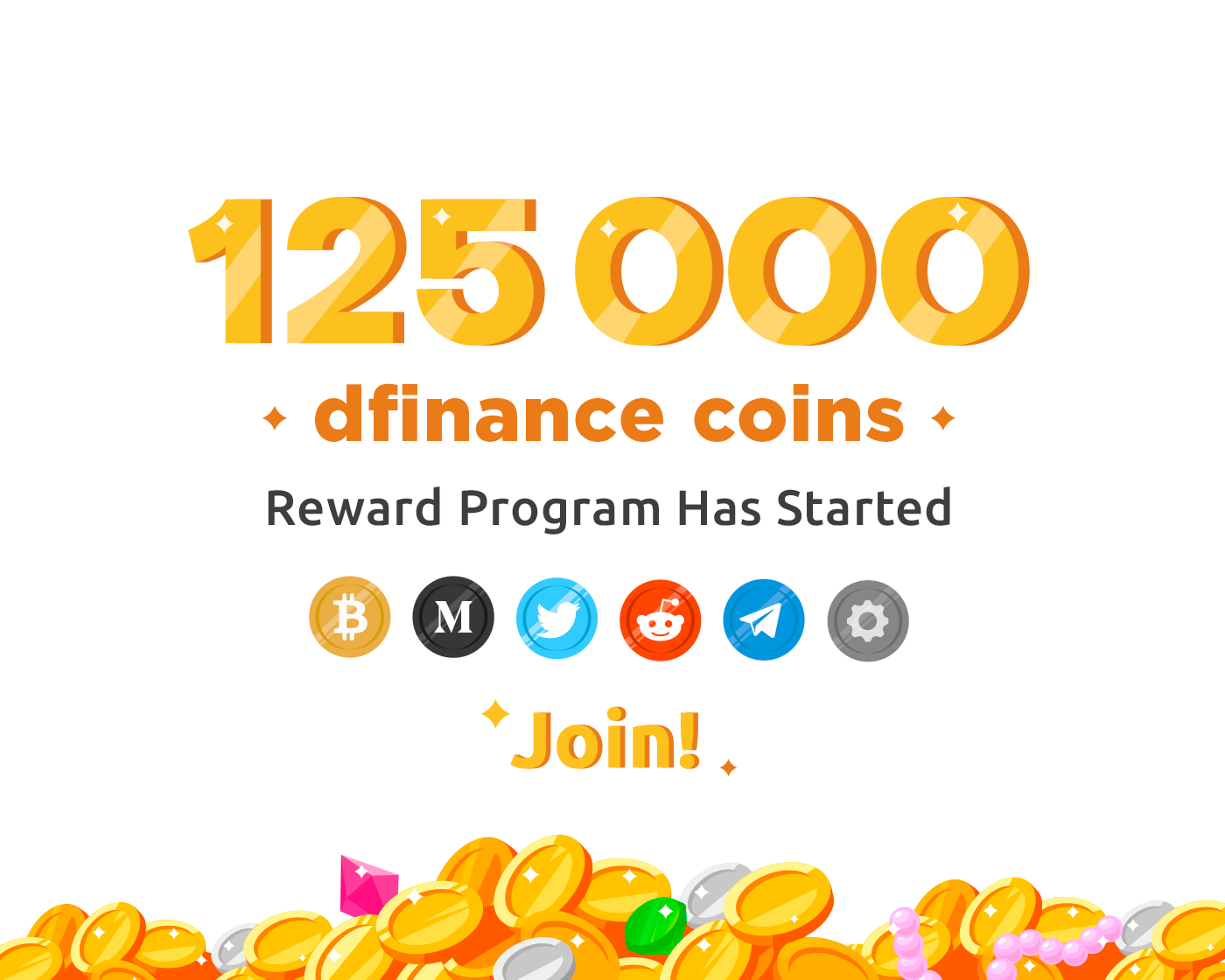 125,000 Dfinance coins Reward Program - SUSPENDED